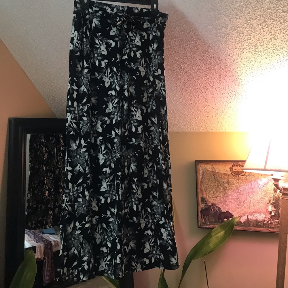 High waisted skinny flare pants